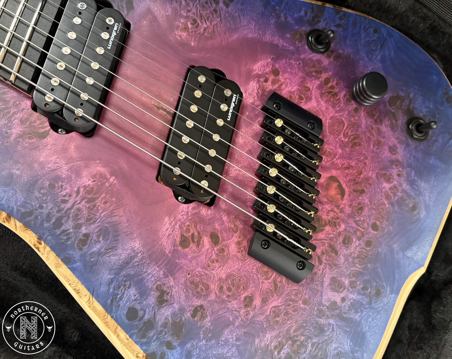 NEW Skervesen Raptor 7FF Set-Neck Purple Burst