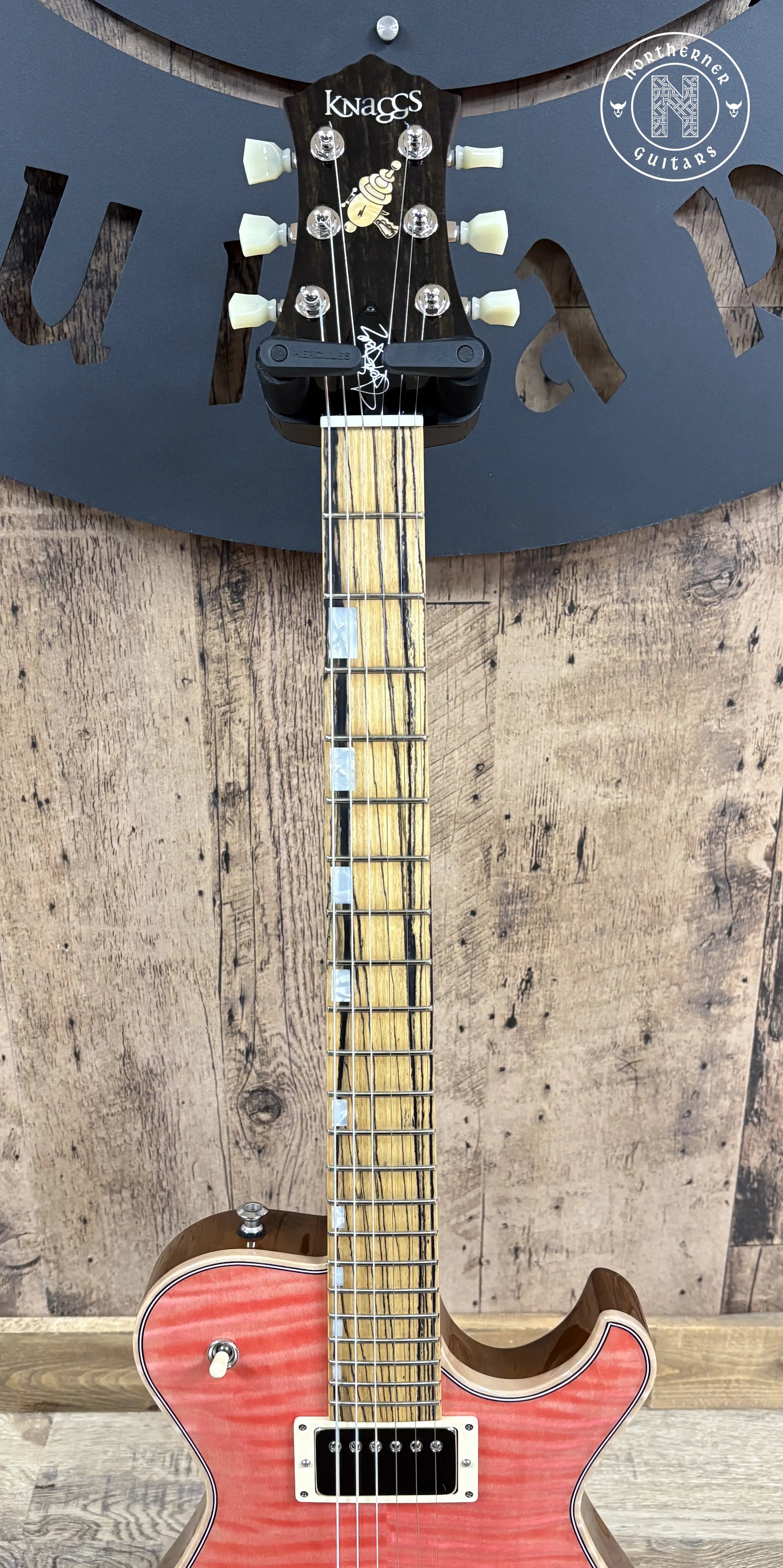 NEW Knaggs SSC T1 Steve Stevens Signature 2025 Pink w/ Pale Moon Ebony Fretboard - Northerner Guitars