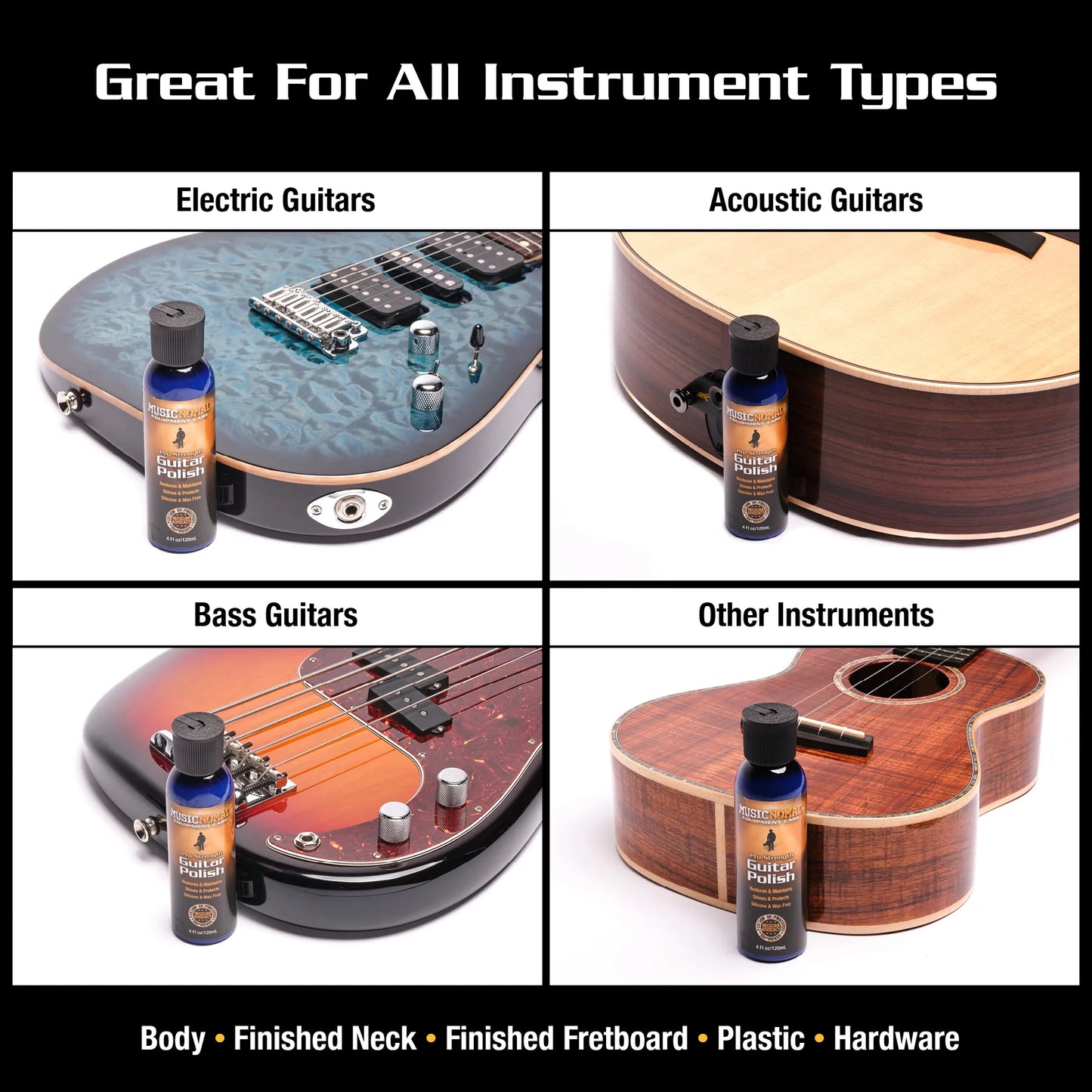 Music Nomad Guitar Polish - Pro Strength Formula
