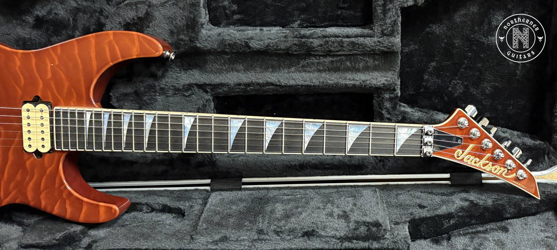 USED Jackson USA Custom Shop Limited Edition Soloist 2024 Quilt Maple Top - Root Beer Northerner Guitars