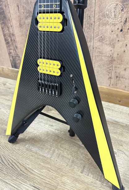 NEW Ruf Guitars Vinci 6 Open Carbon Yellow Bevels