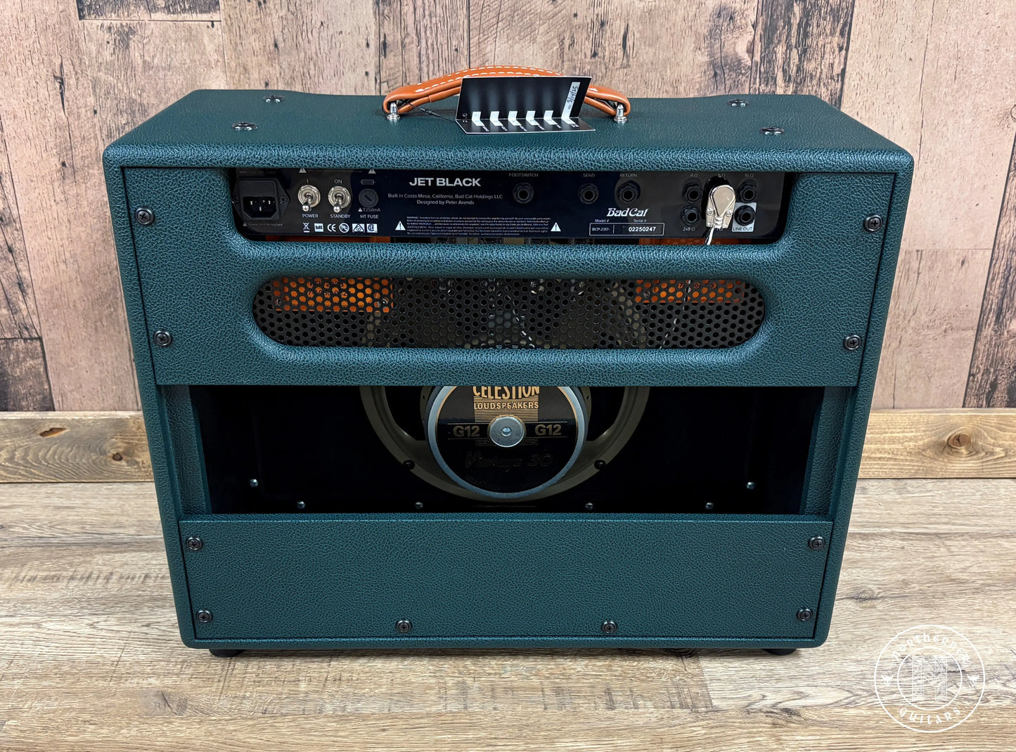 NEW Bad Cat Jet Black 1x12 Combo 2025 British Racing Green Tolex - Northerner Guitars