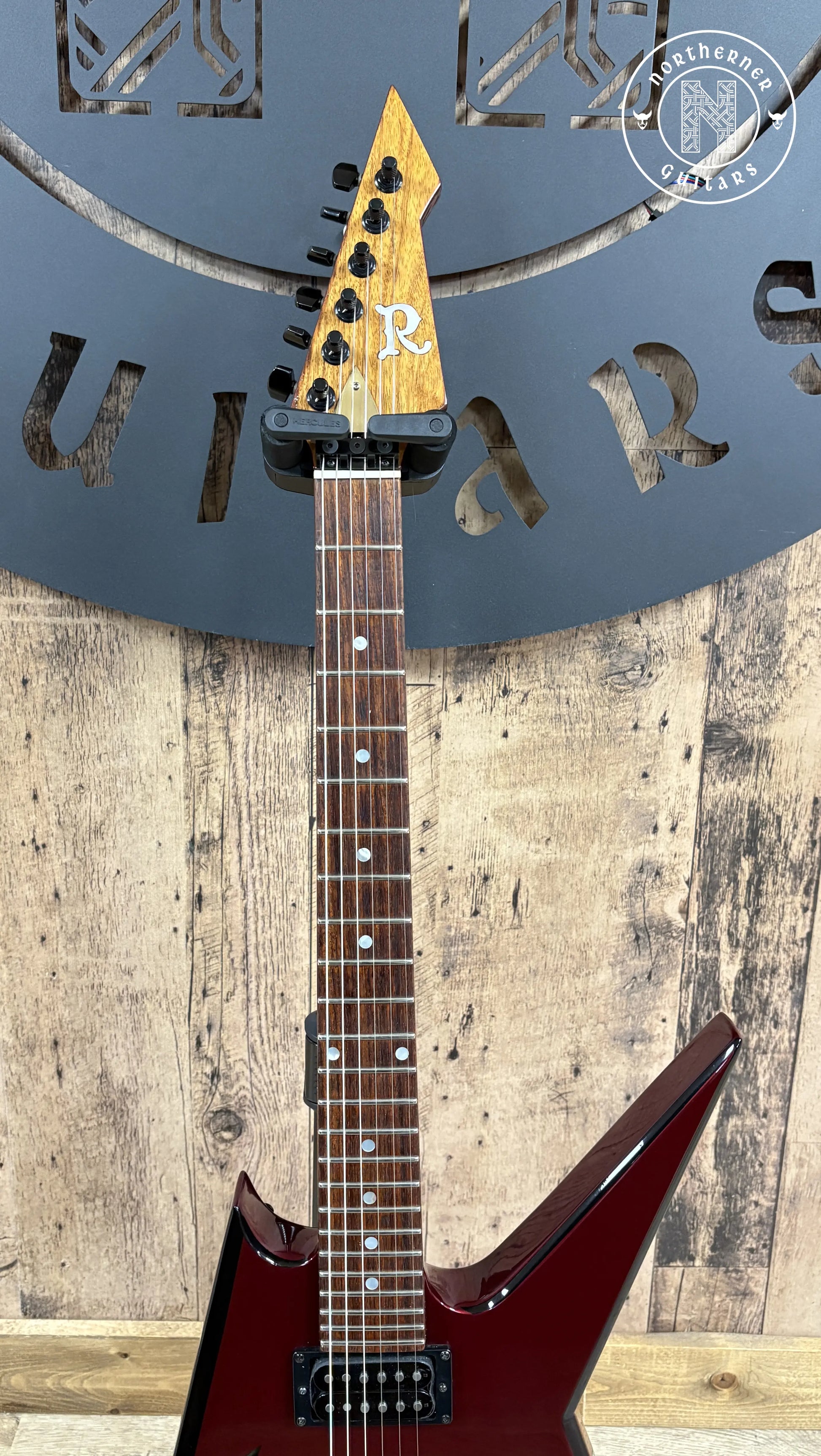 USED BC Rich USA Custom Shop Ironbird 1984 Deep Candy Apple Red Metallic with Black Bevels - Northerner Guitars
