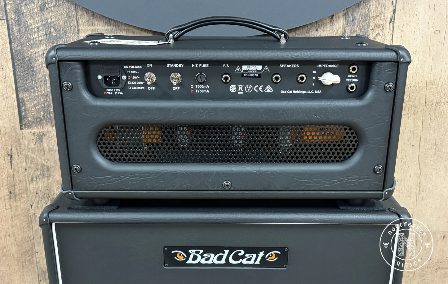 NEW Bad Cat Cub V EL34 Hand-Wired 40W Head 2025 Ebony w/ White Front Panel - Northerner Guitars