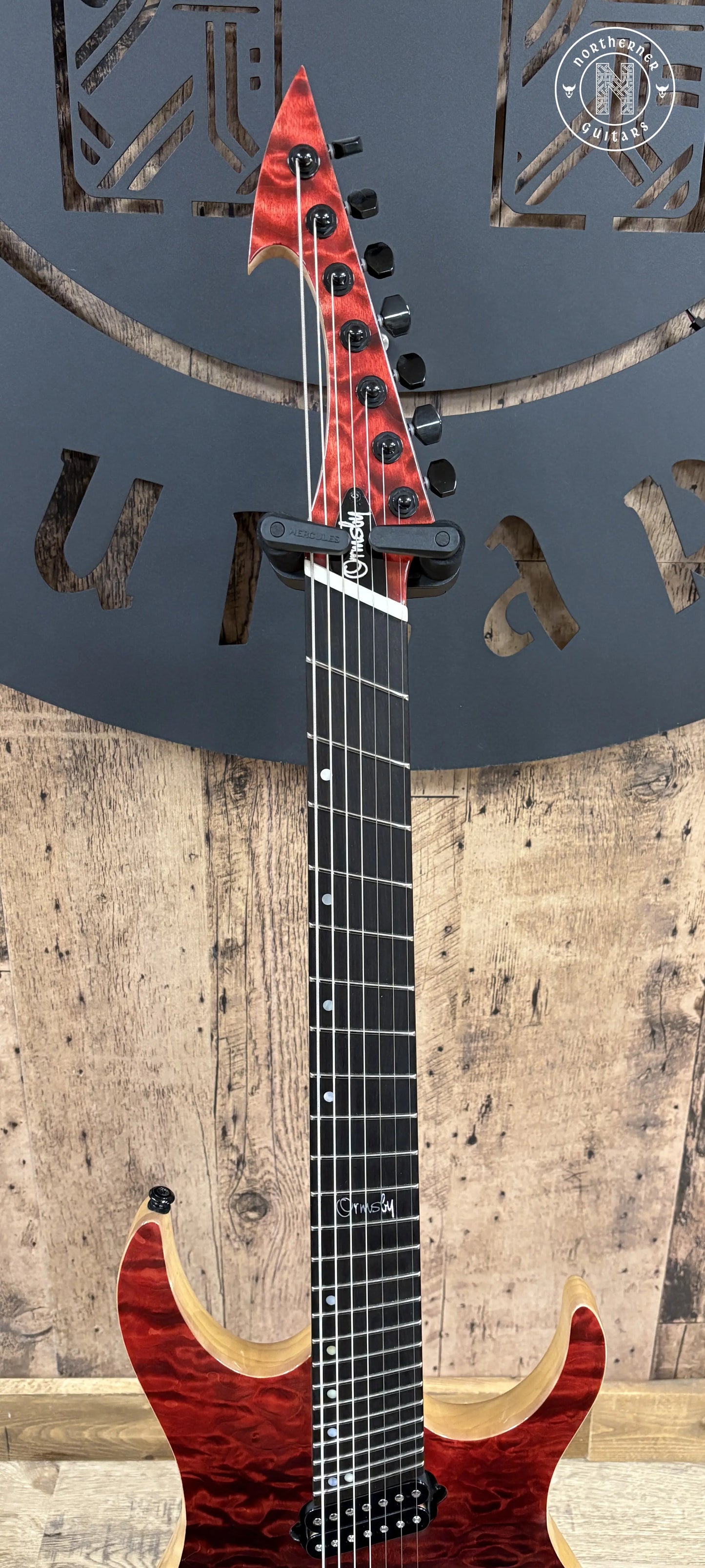 USED Ormsby Factory Custom Hype 7 Quilt Maple Blood Bath - Northerner Guitars