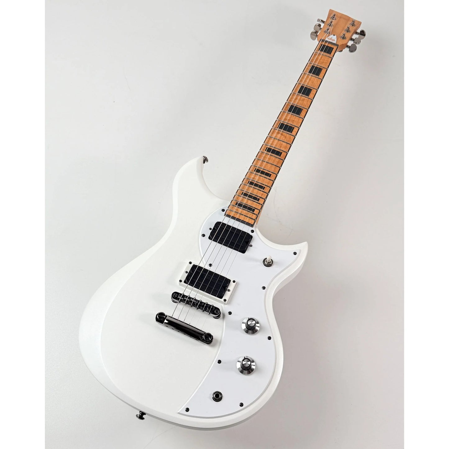 NEW Dunable DE Cyclops Matte Pearl White w/ Roasted Flame Maple Neck