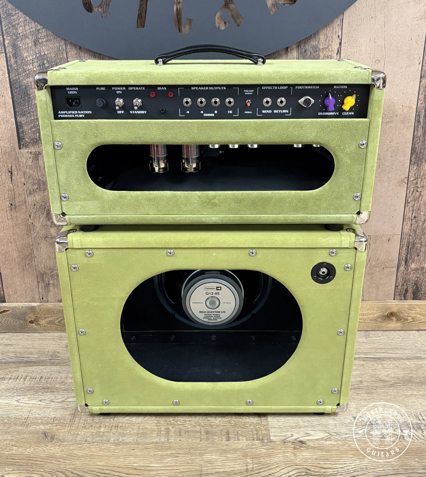 NEW Amplified Nation Phoenix Fury 2025 Angry Phrogg Suede w/ Matching 1x12 Cab - Northerner Guitars