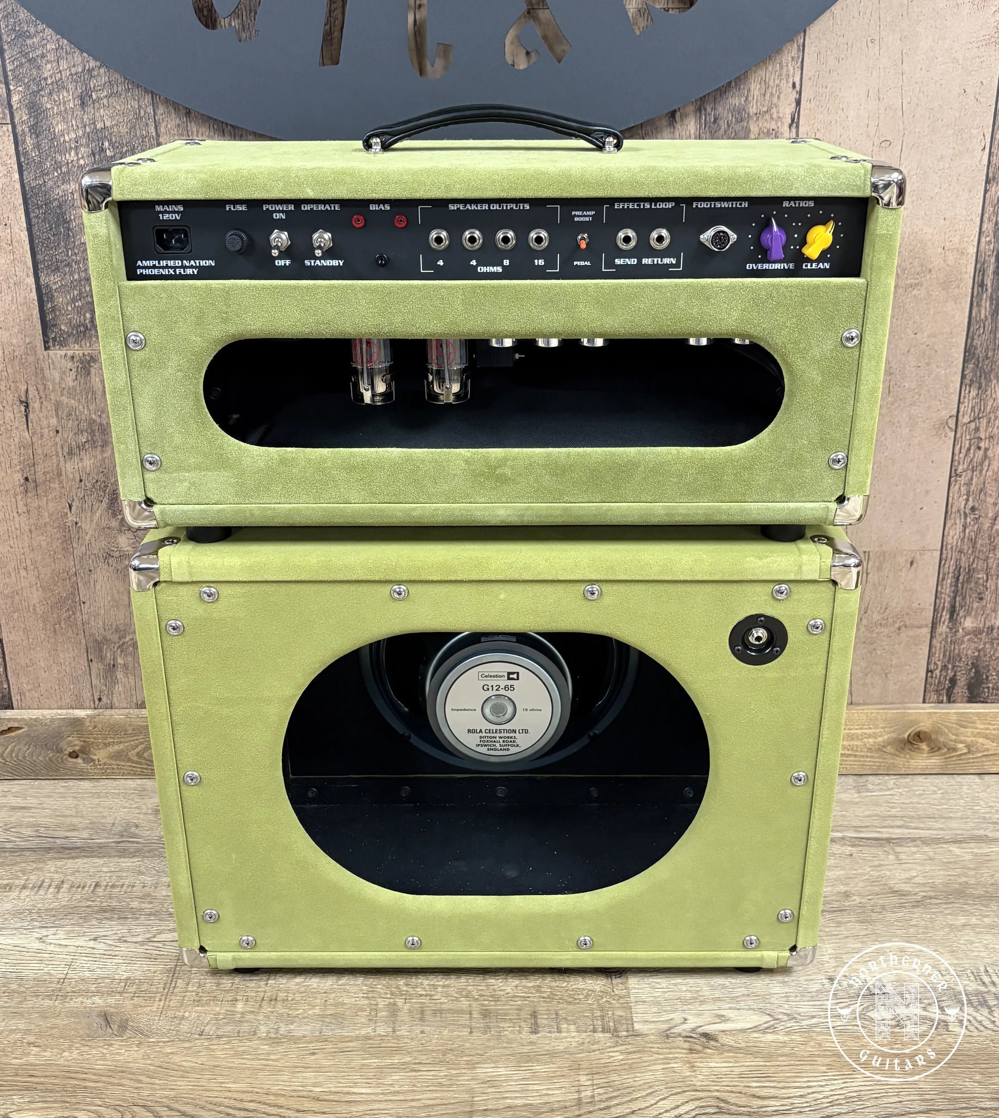 NEW Amplified Nation Phoenix Fury 2025 Angry Phrogg Suede w/ Matching 1x12 Cab - Northerner Guitars
