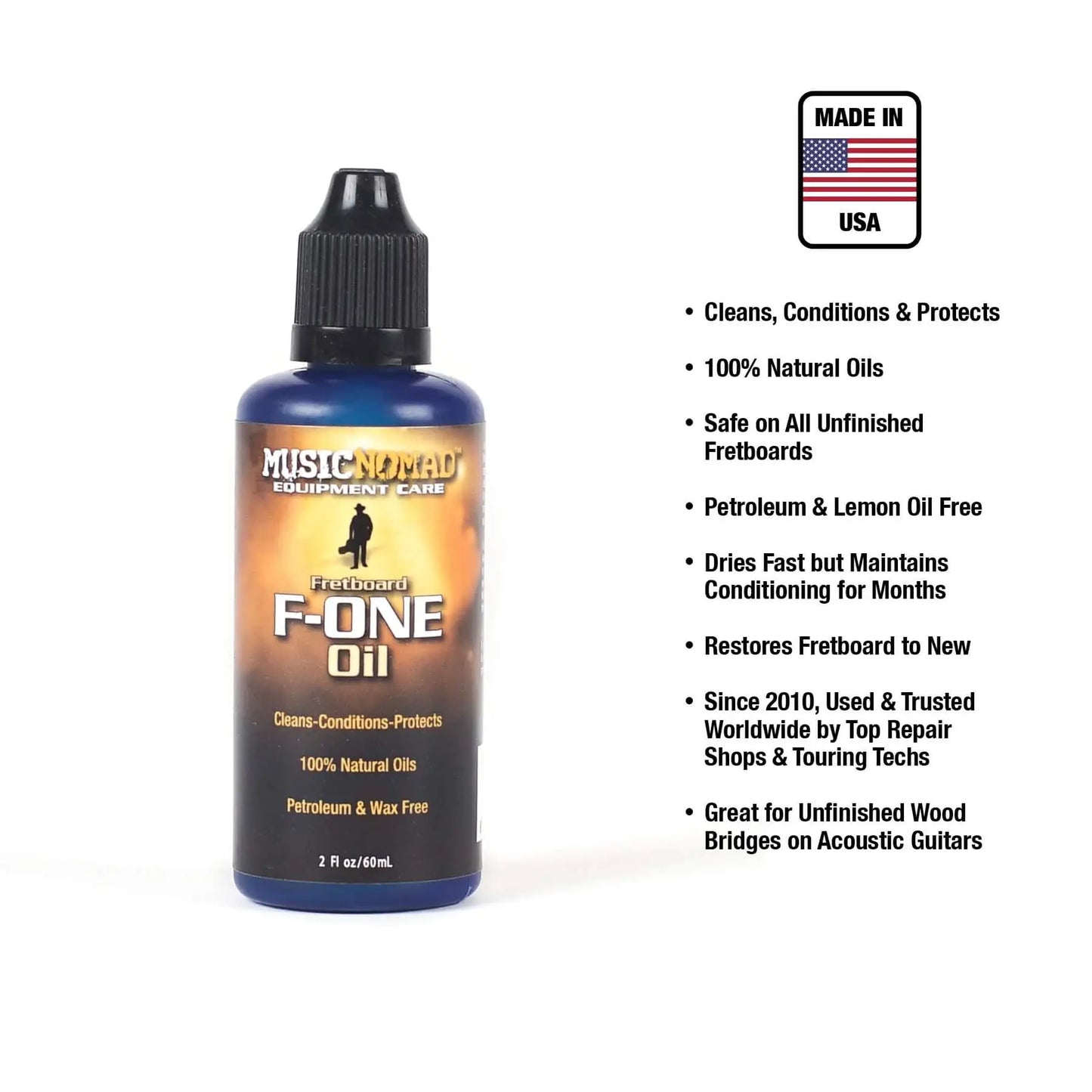 Music Nomad Fretboard F-ONE Oil - Cleaner & Conditioner