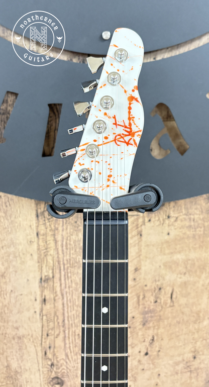 NEW Ruf Guitars Thales 6 White / Orange Splatter