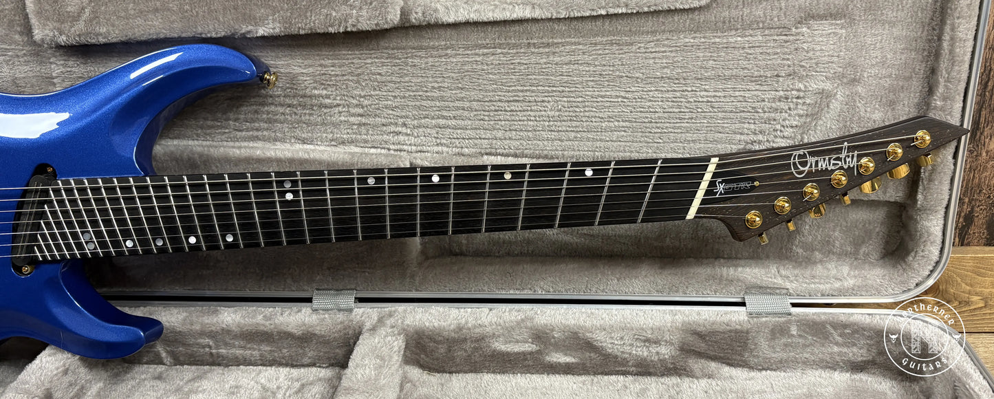 USED Ormsby SX Carved Top 10th Anniversary Blue Metallic - Northerner Guitars