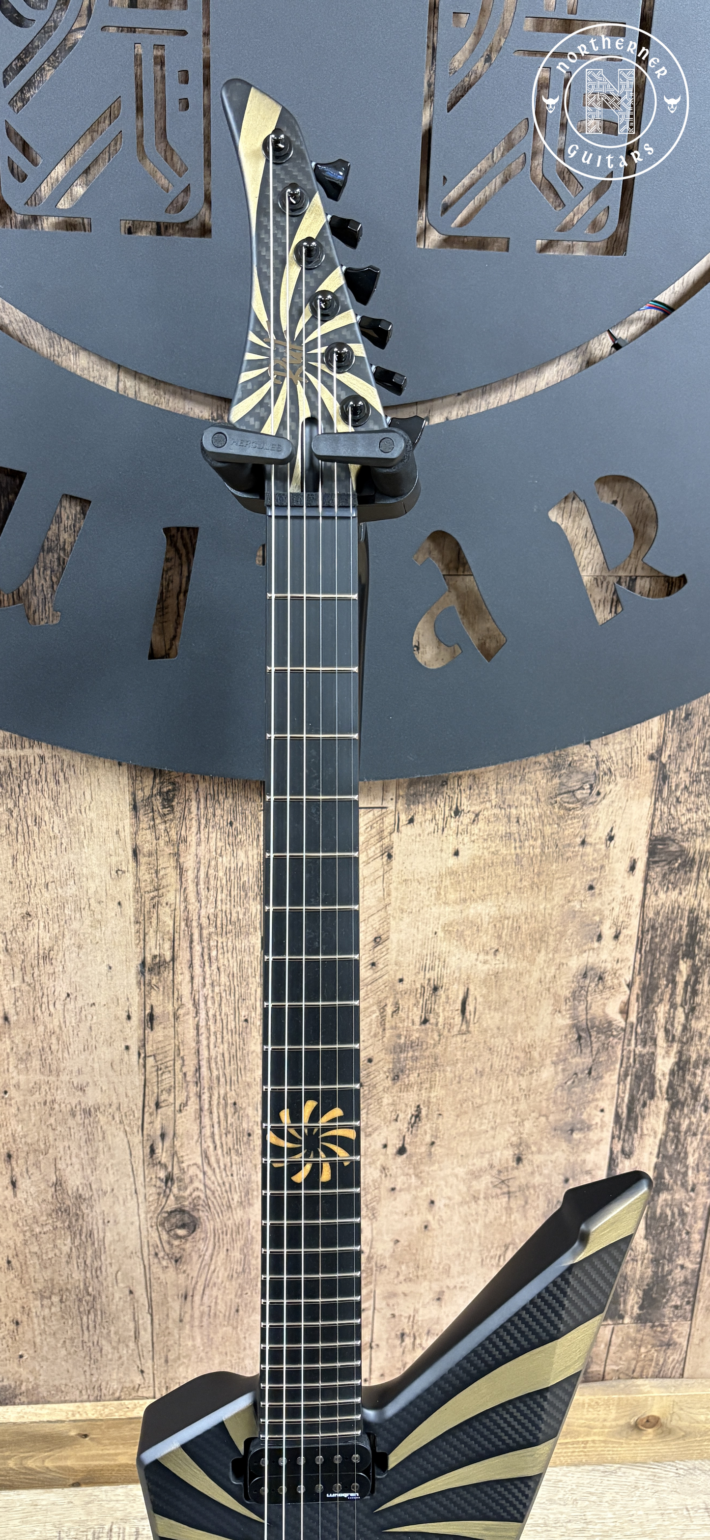 NEW Ruf Guitars Euler 6 2025 Satin Gold Sun Stripes Open Carbon