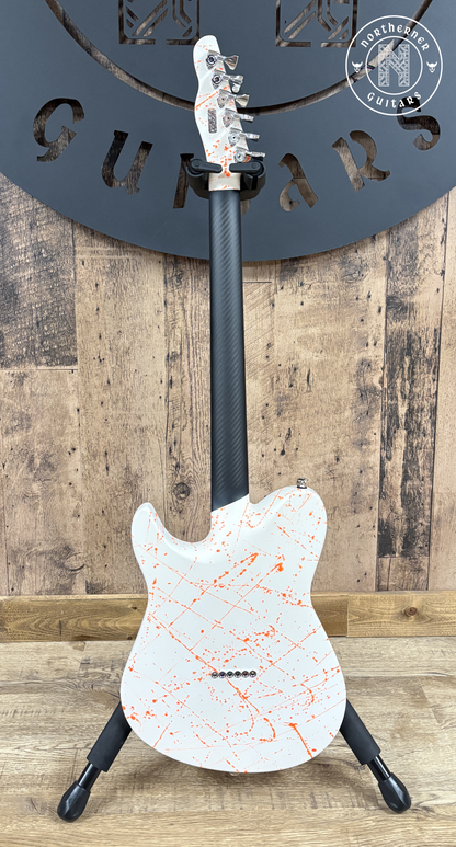 NEW Ruf Guitars Thales 6 White / Orange Splatter
