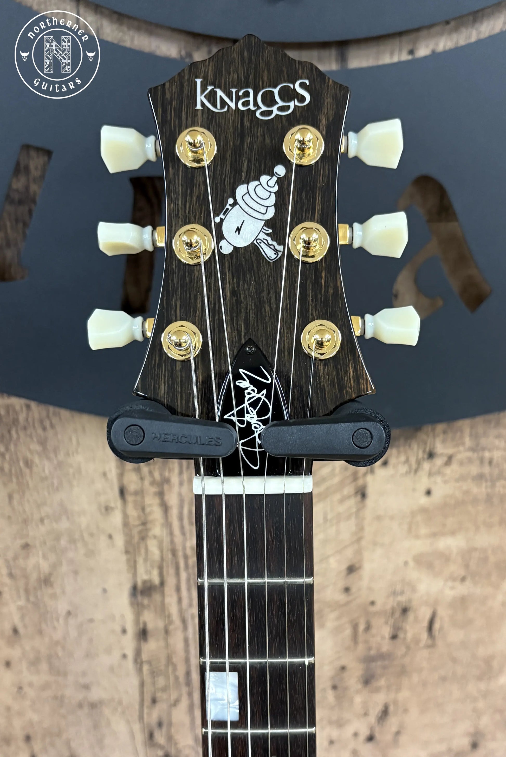 NEW Knaggs SSC T1 Steve Stevens Signature 2025 Jade Burst w/ Matching Flame Maple Back Northerner Guitars