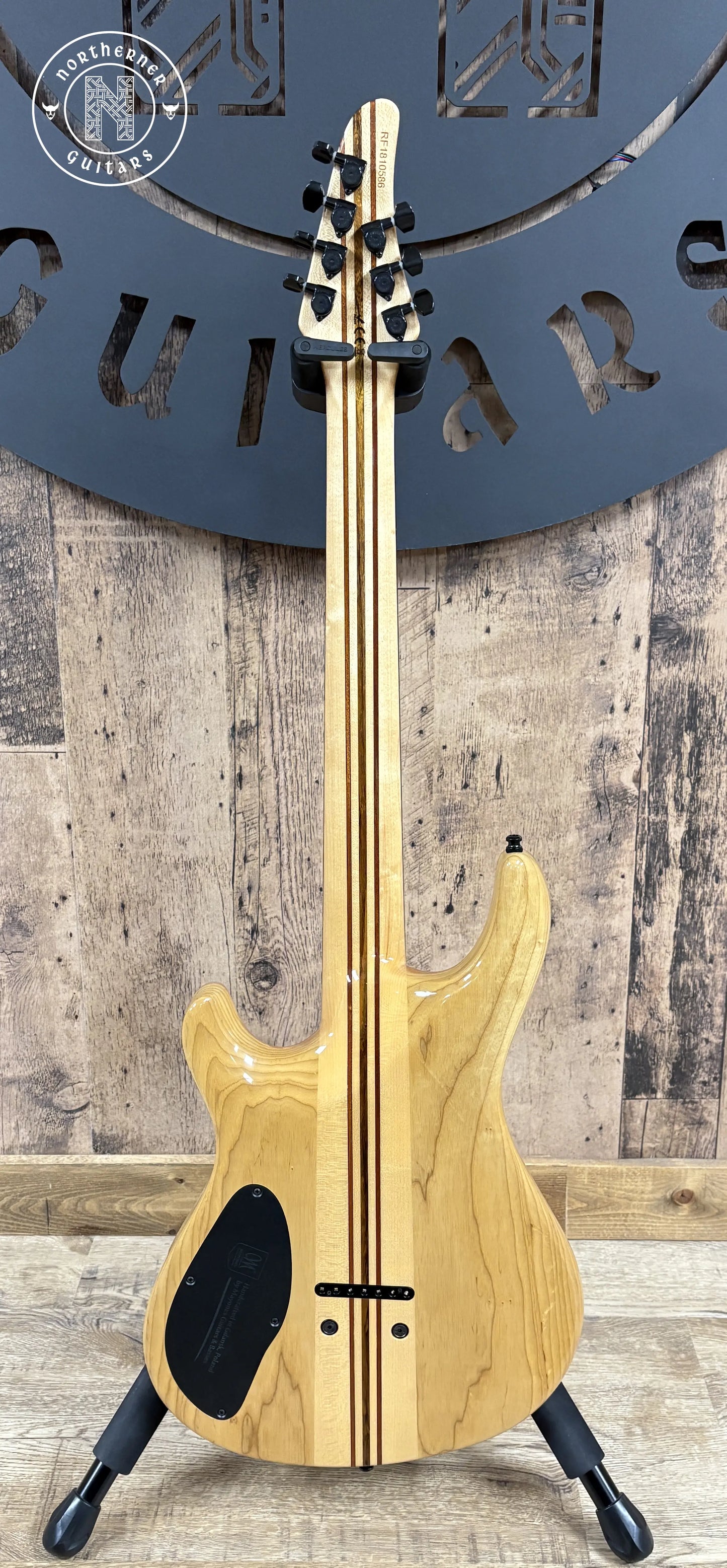 USED Mayones Regius Core 7 Quilt Maple 2018 Trans Galaxy Eye Red Gloss - Northerner Guitars