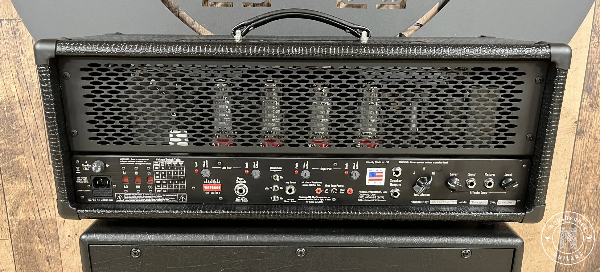 NEW KSR Amplification Juno 100 w/ Metal LED Grill 2024 Black Croc Tolex - Northerner Guitars