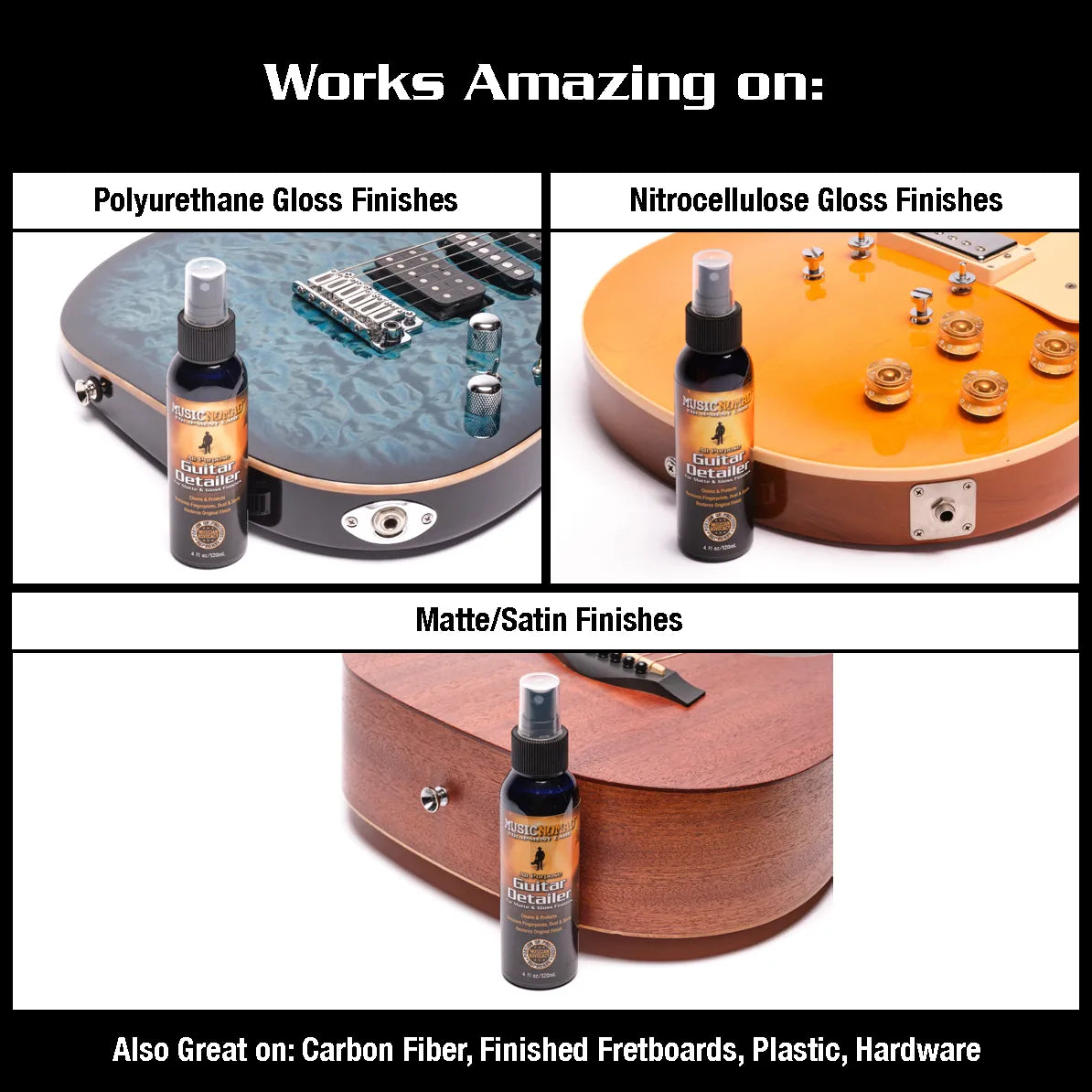 Music Nomad Guitar Detailer - For Matte & Gloss Finishes