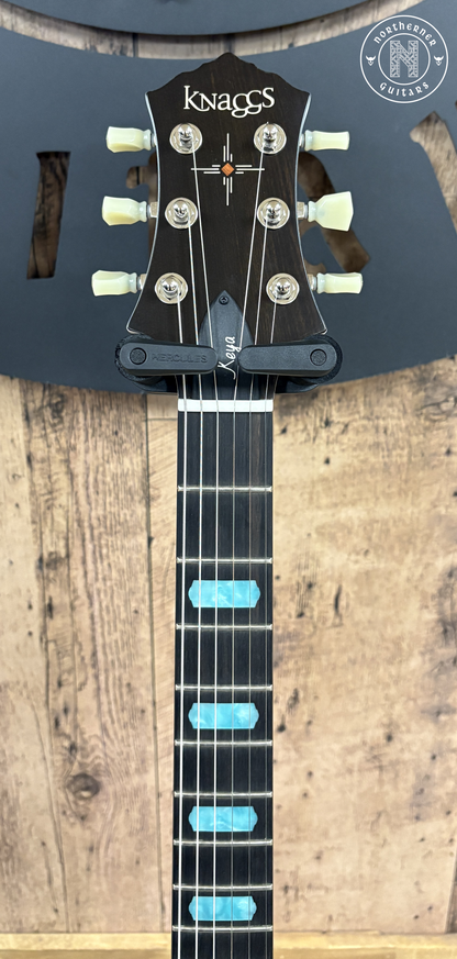 NEW Knaggs Keya White / Teal Driftwood