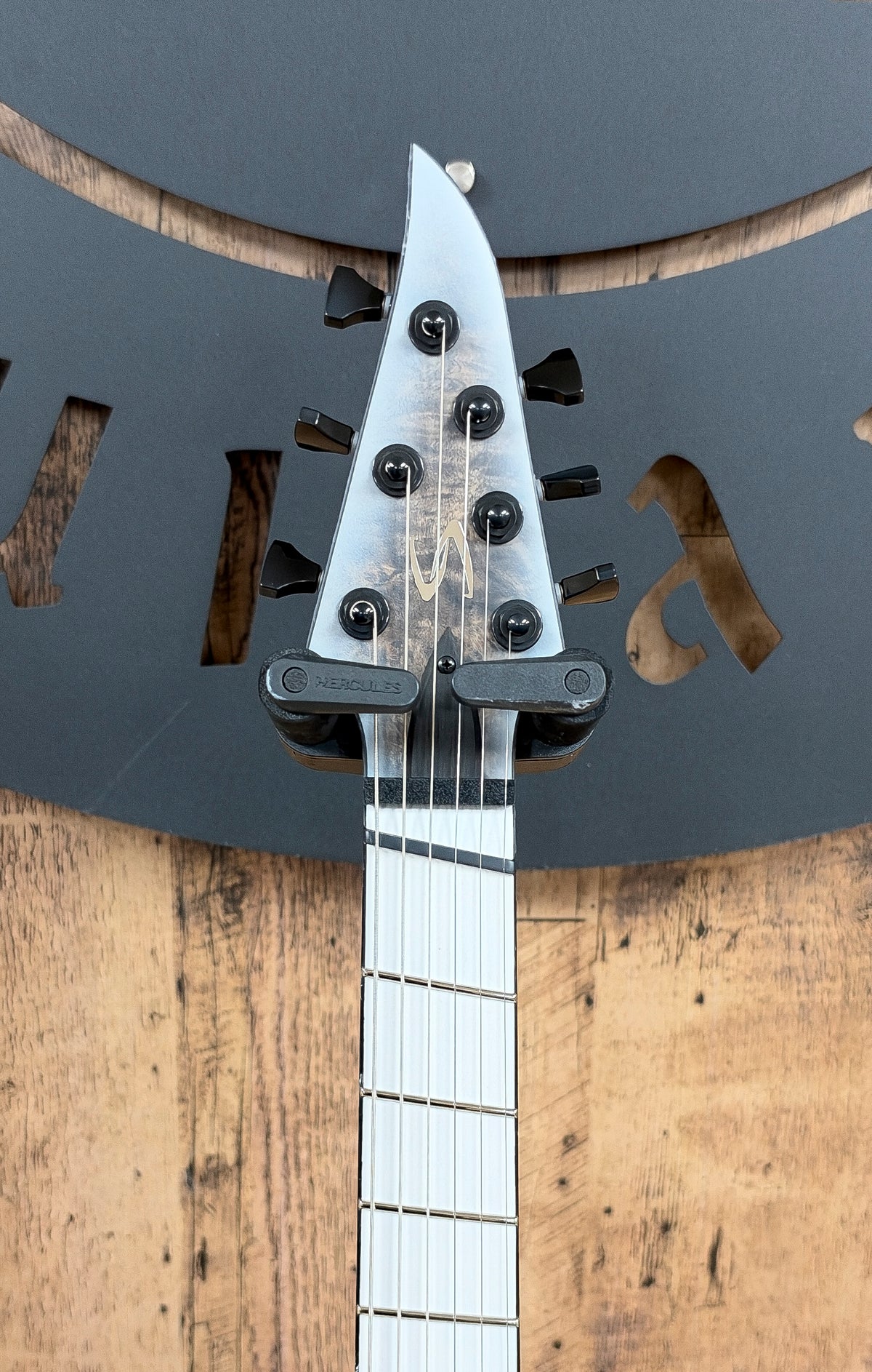NEW  Skervesen Raptor 6FF Poplar Burl Natural / White Burst