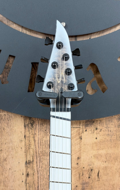 NEW  Skervesen Raptor 6FF Poplar Burl Natural / White Burst