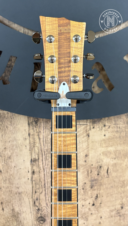 NEW Dunable DE Cyclops Matte Pearl White w/ Roasted Flame Maple Neck