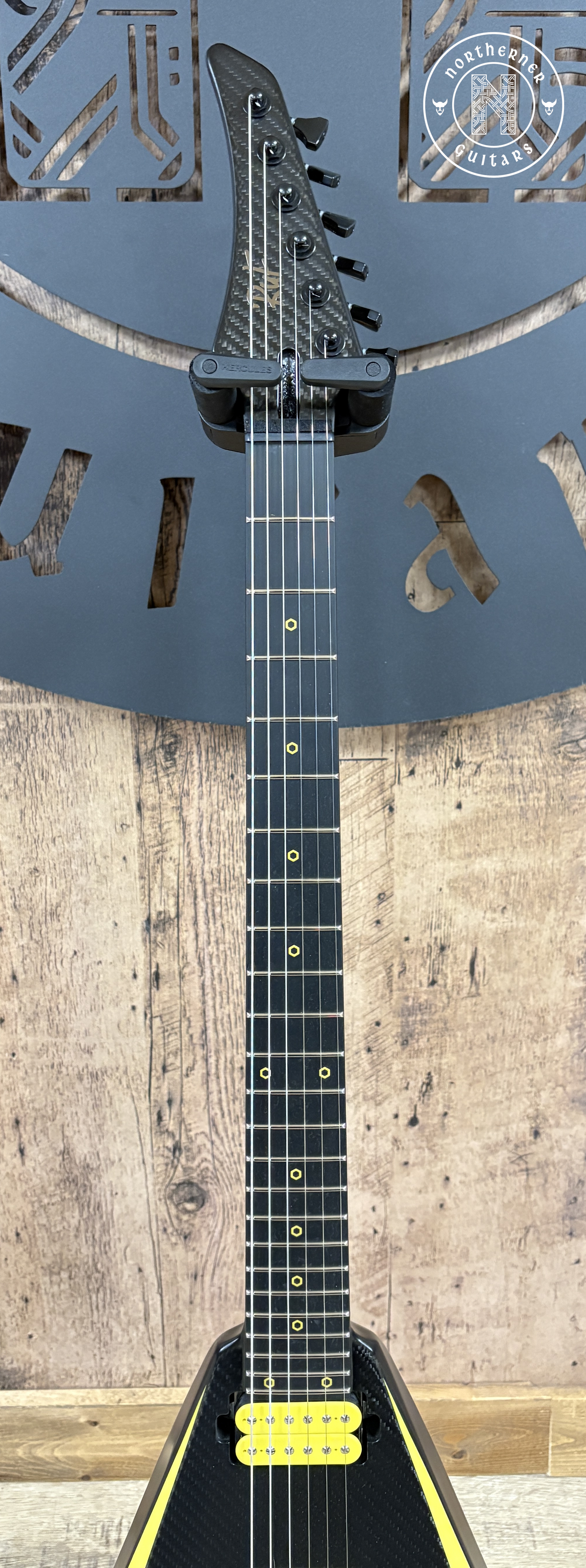 NEW Ruf Guitars Vinci 6 Open Carbon Yellow Bevels