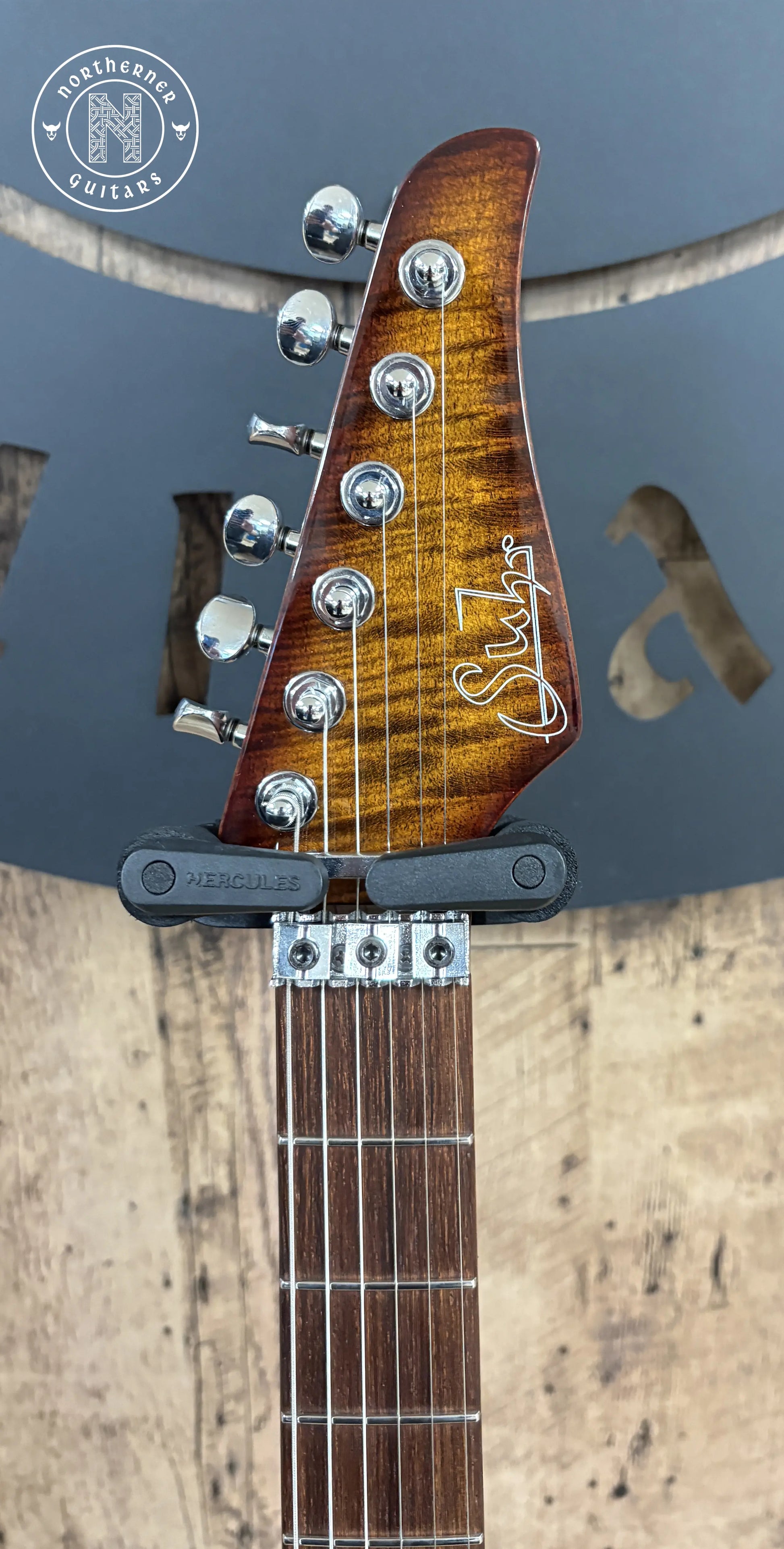 USED Suhr Custom Shop Standard Carve Top Bengal Burst w/ Brazilian Rosewood Fretboard - Northerner Guitars
