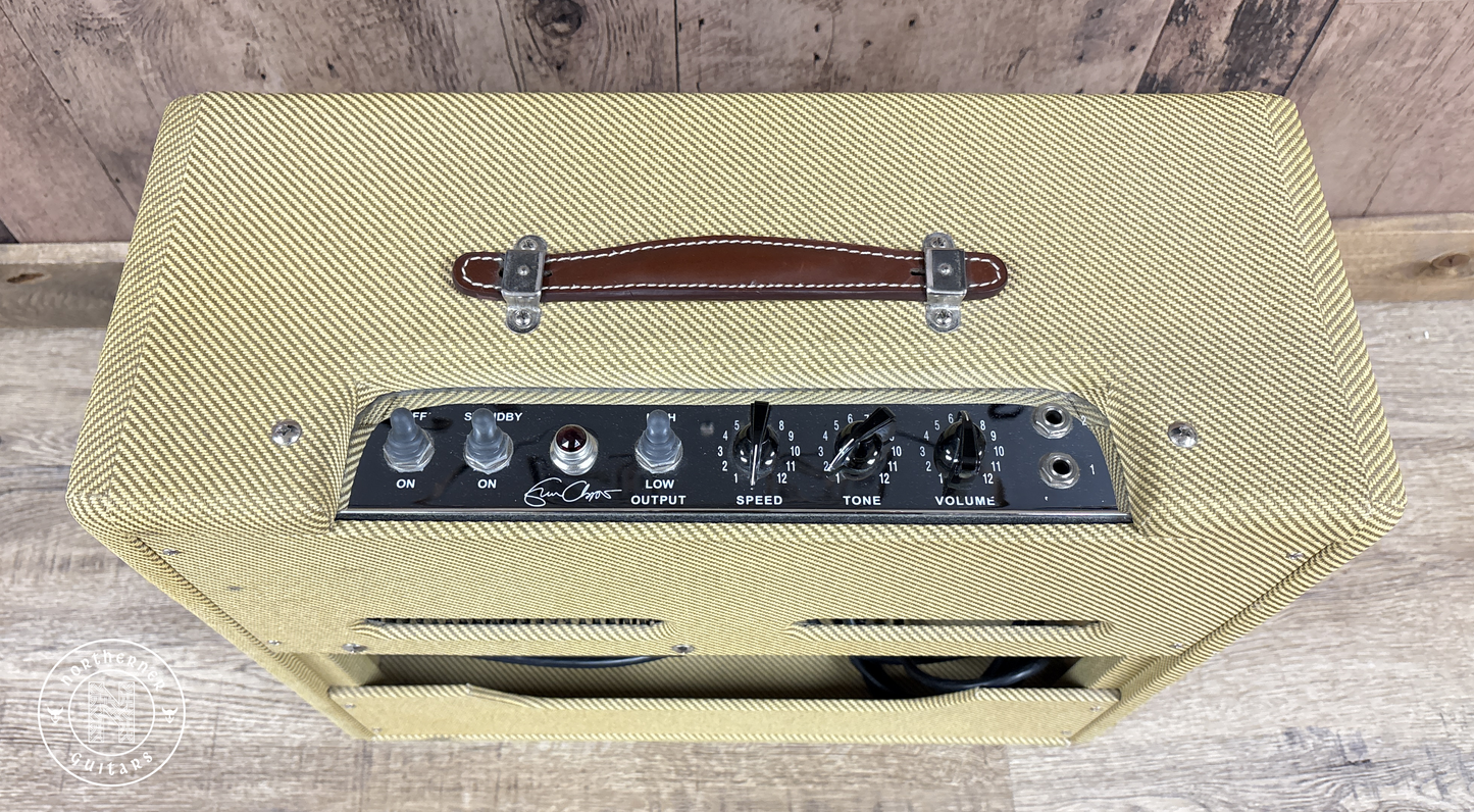 USED Fender EC Tremolux Eric Clapton Signature 12-Watt 1x12" Guitar Combo 2012 Tweed