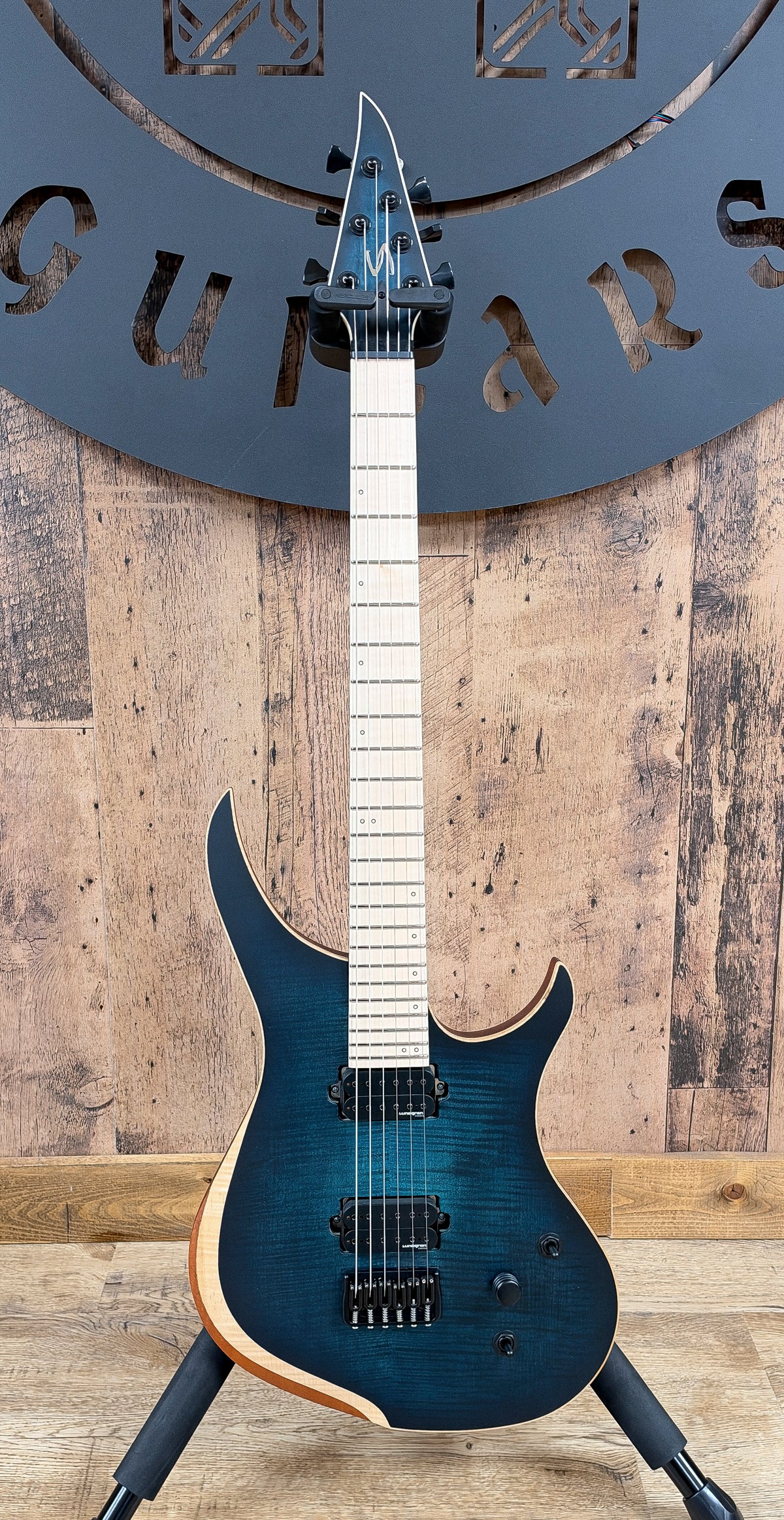 NEW Skervesen 4AP 6 Flame Maple Aqua Burst