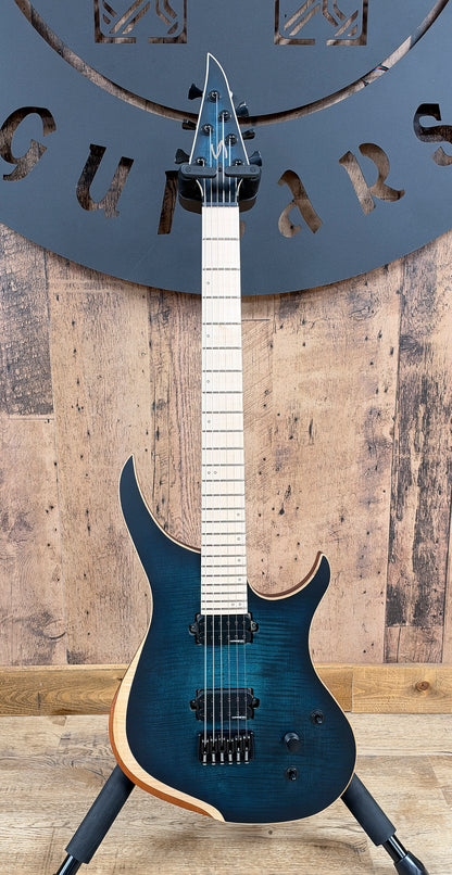 NEW Skervesen 4AP 6 Flame Maple Aqua Burst