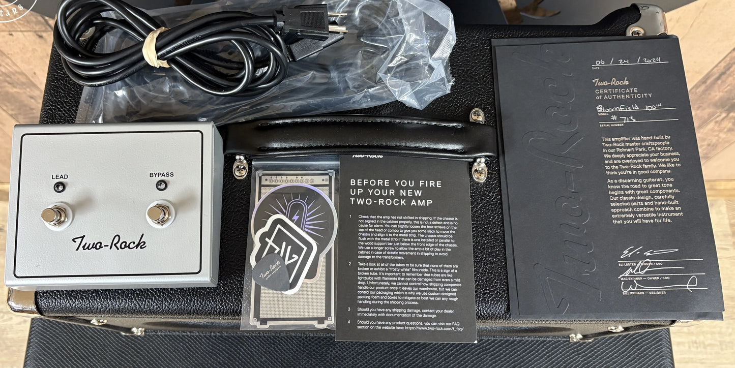 USED Two Rock Bloomfield Drive 6L6 2 Channel 100 Watt Guitar Amp Head 2024 - Northerner Guitars