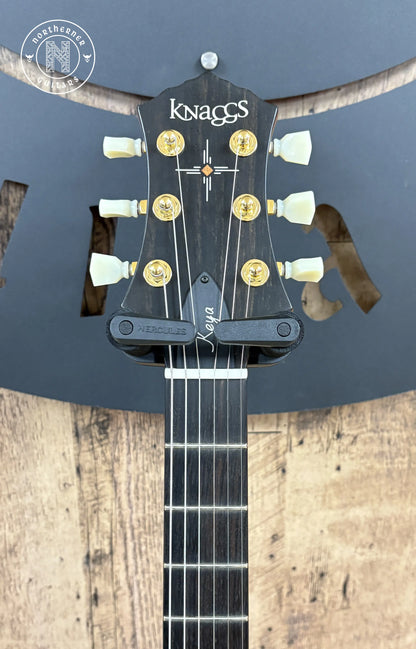 USED Knaggs Keya 2025 Flamed Spalt Maple w/ Inlaid Turquoise and Lapis Stone - Northerner Guitars