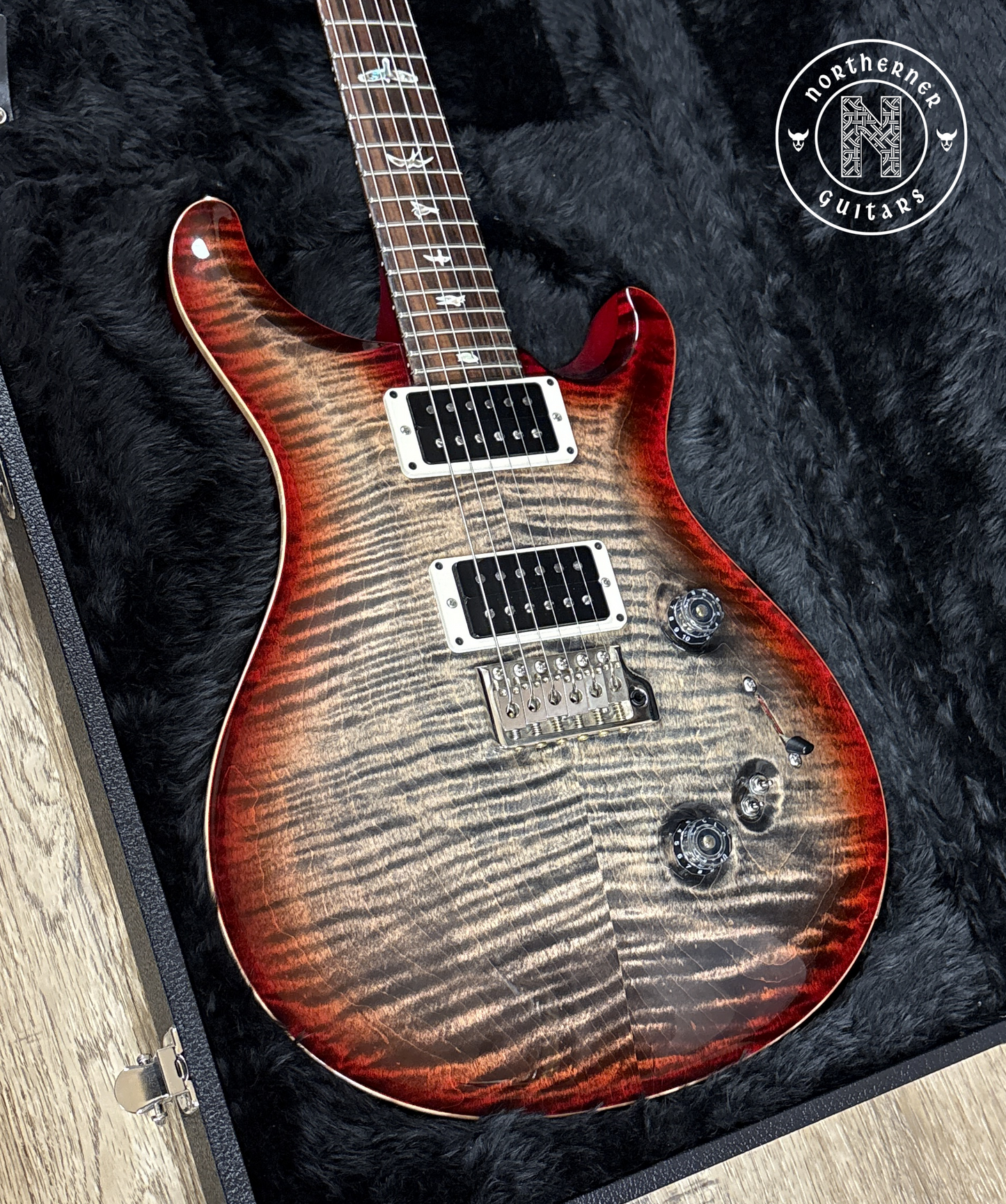 USED PRS Custom 24-08 2018 Charcoal Cherry Burst