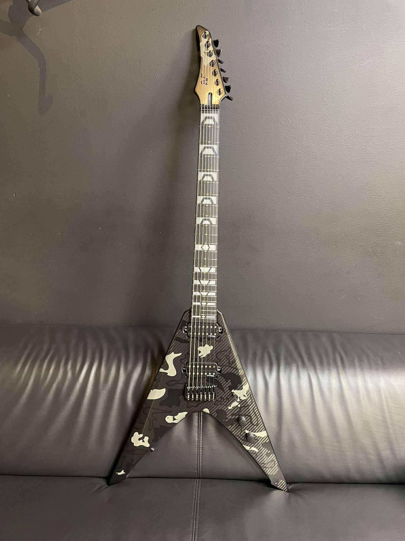 NEW Ruf Guitars Vinci 7 2025 Urban Camo Carbon - Northerner Guitars