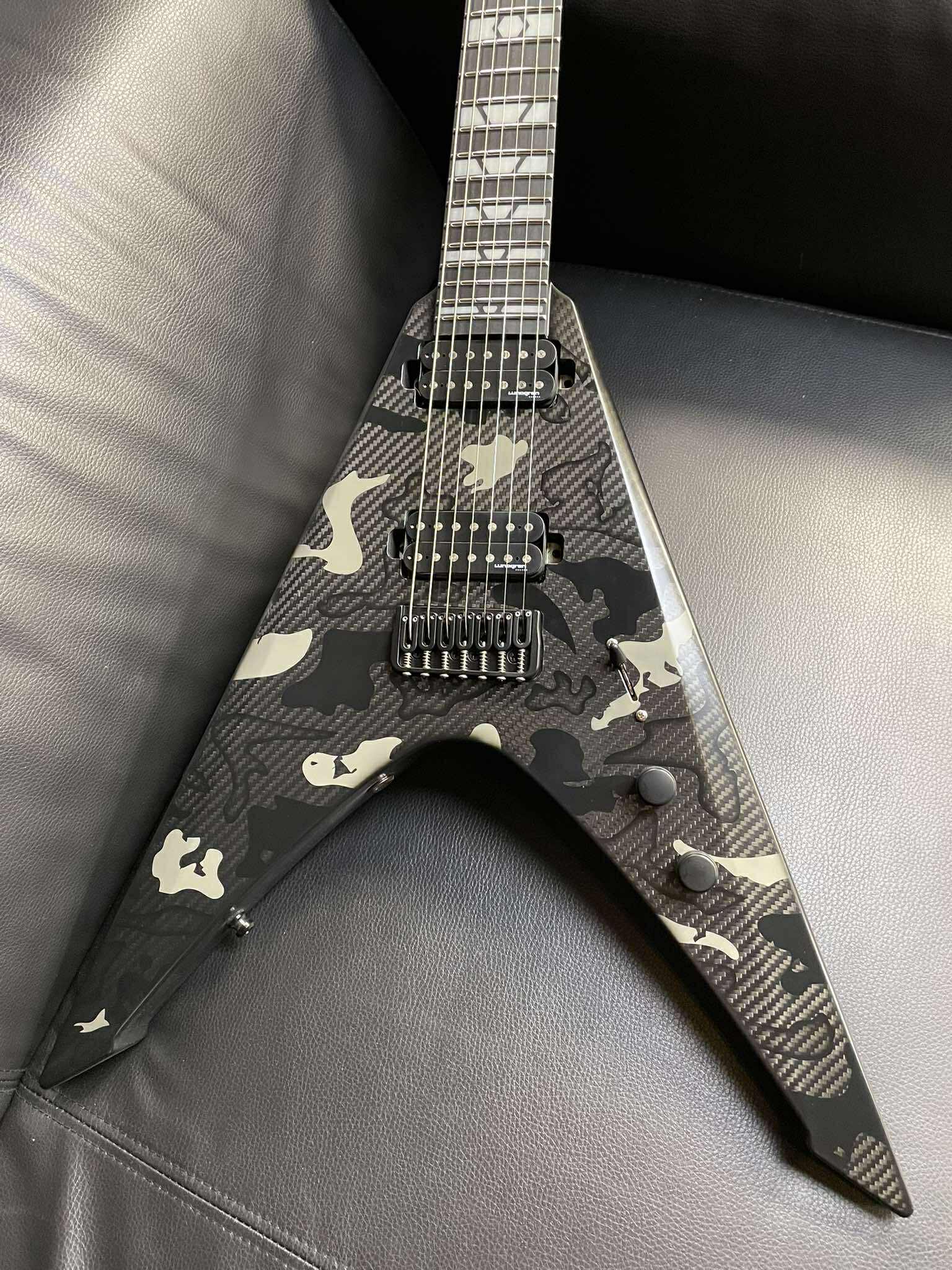 NEW Ruf Guitars Vinci 7 2025 Urban Camo Carbon - Northerner Guitars