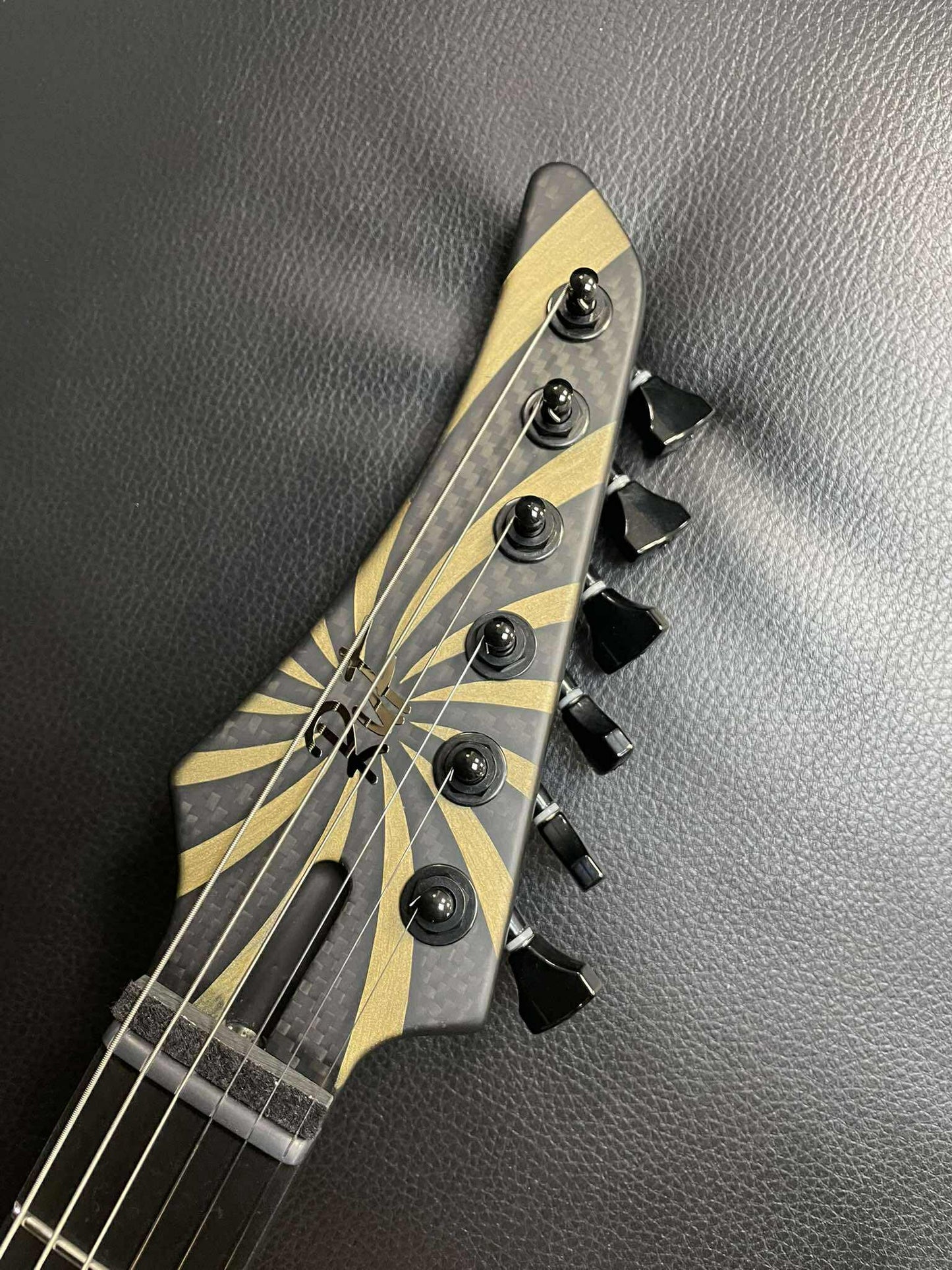 NEW Ruf Guitars Euler 6 2025 Satin Gold Sun Stripes Open Carbon