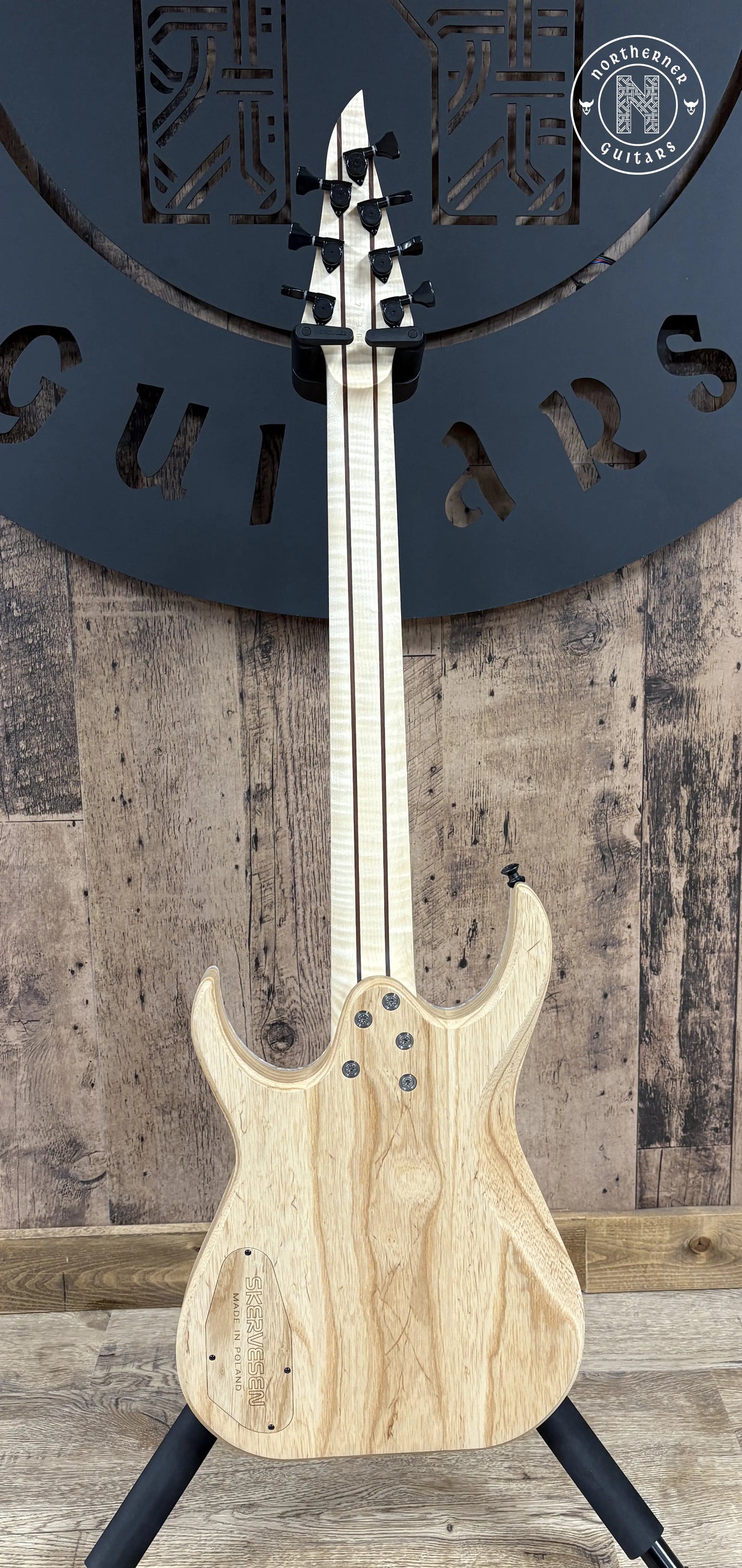 NEW Skervesen Raptor 7FF 2025 Poplar Burl "Nebula" - Northerner Guitars