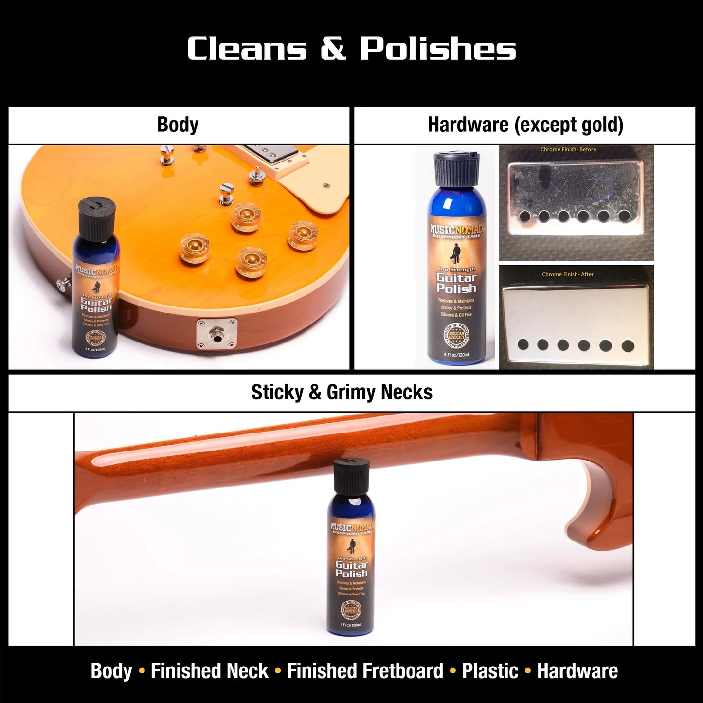 Music Nomad Guitar Polish - Pro Strength Formula