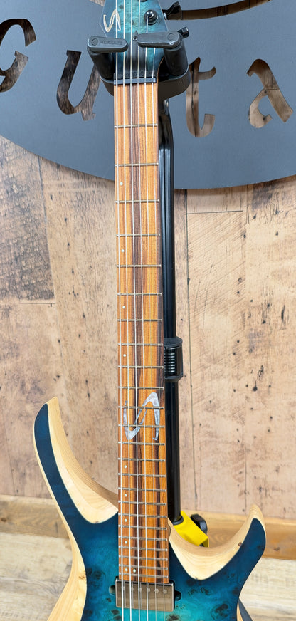 NEW Skervesen Chimera 6 28" Baritone Blue Burst