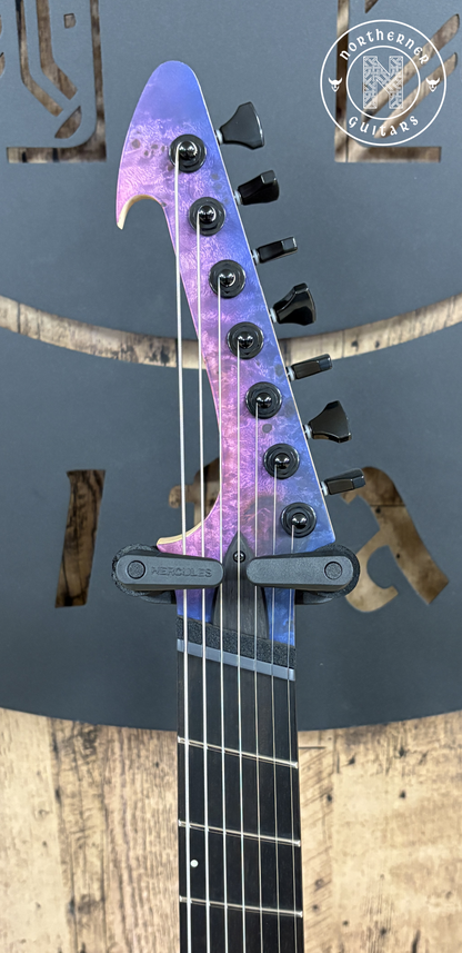 NEW Skervesen Raptor 7FF Set-Neck Purple Burst