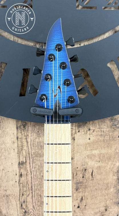 NEW Skervesen Nebelung 7 27" Flame Maple Blue Burst