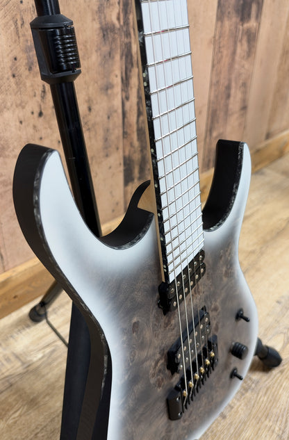 NEW  Skervesen Raptor 6FF Poplar Burl Natural / White Burst