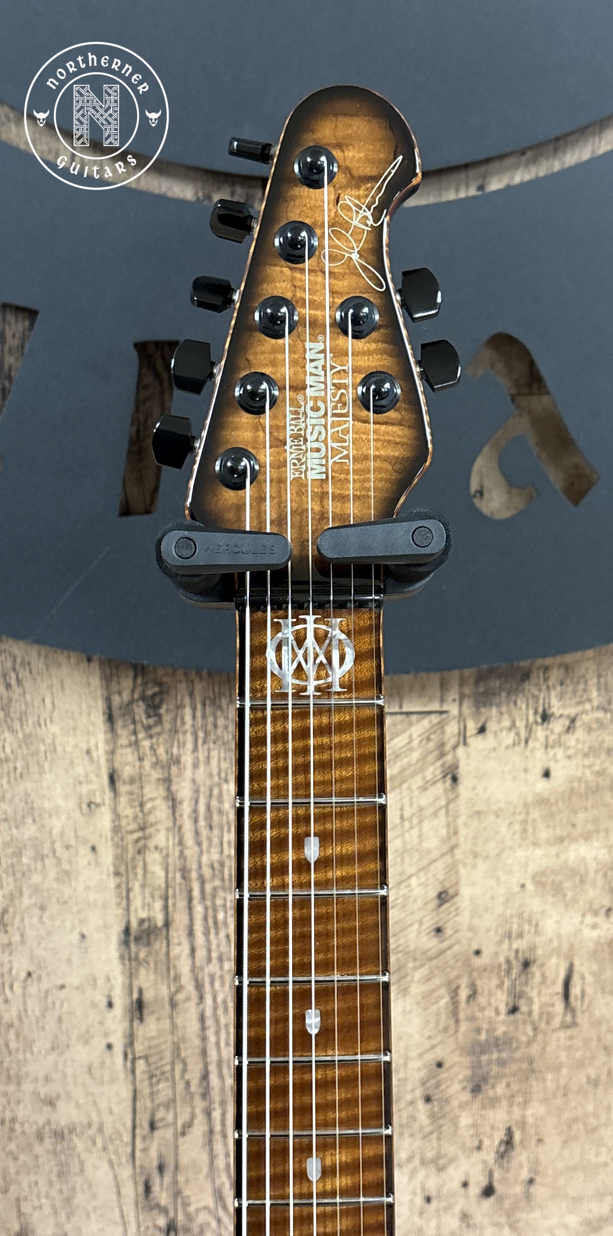 USED Ernie Ball Music Man John Petrucci Signature Majesty 7 2023 Spice Melange - Limited #42/60