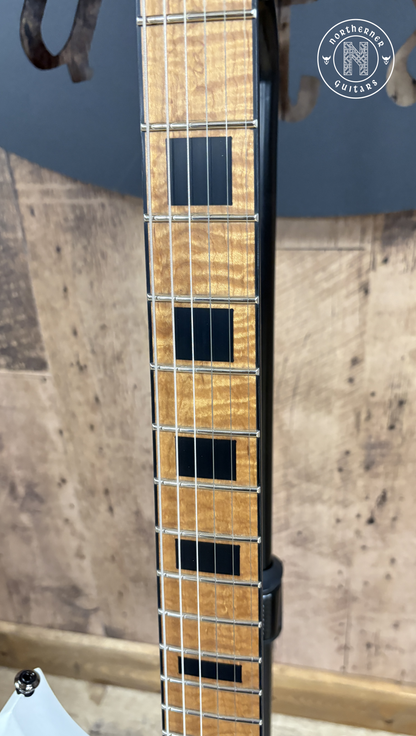 NEW Dunable DE Cyclops Matte Pearl White w/ Roasted Flame Maple Neck