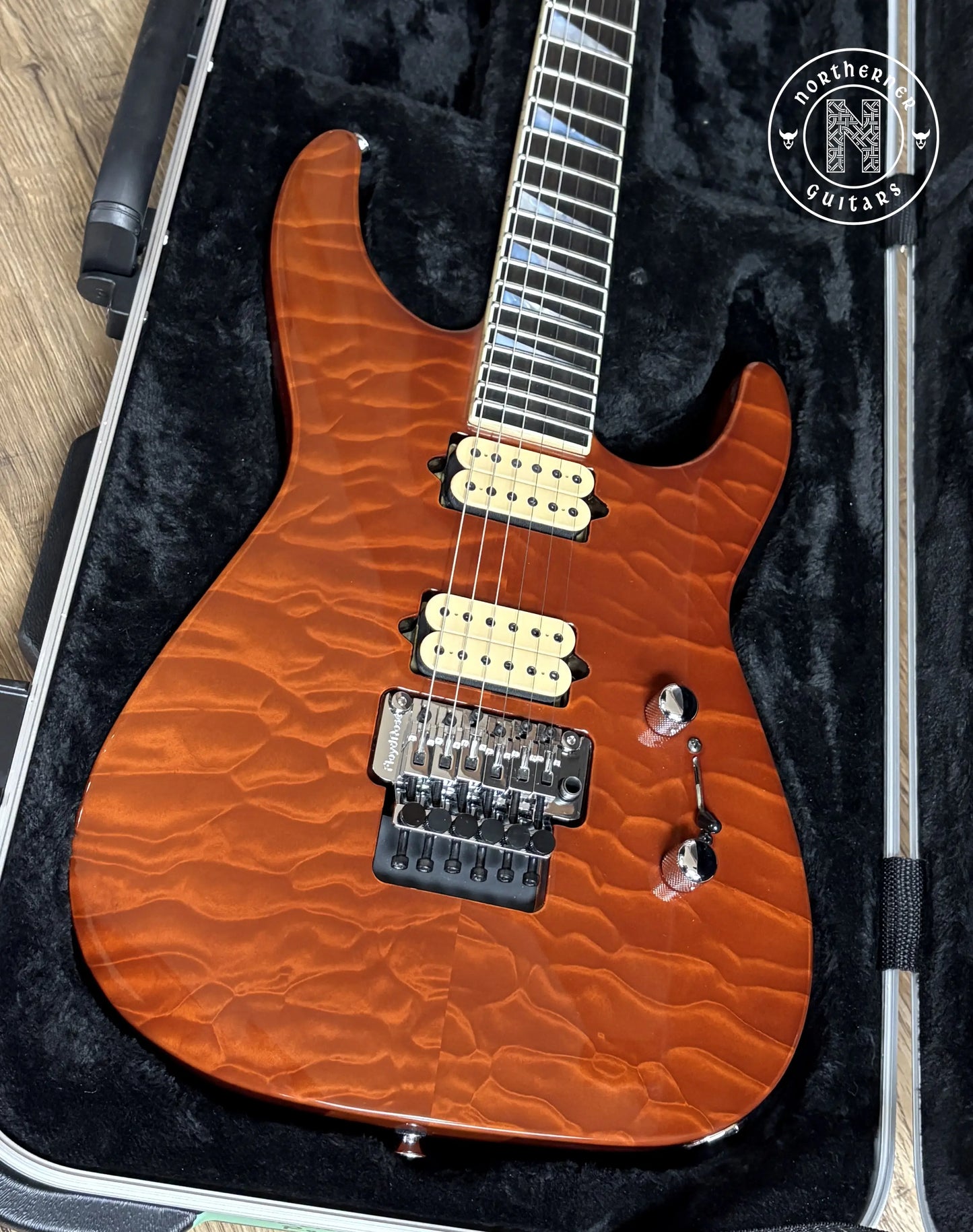 USED Jackson USA Custom Shop Limited Edition Soloist 2024 Quilt Maple Top - Root Beer Northerner Guitars