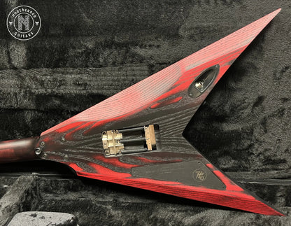 NEW Hapas Vyrn 625 2024 Scarred Ash Black / Red - Northerner Guitars