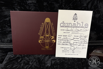 NEW Dunable Gnarwhal Ultimate Custom Flamed Redwood w/ Burl Rosewood Fretboard