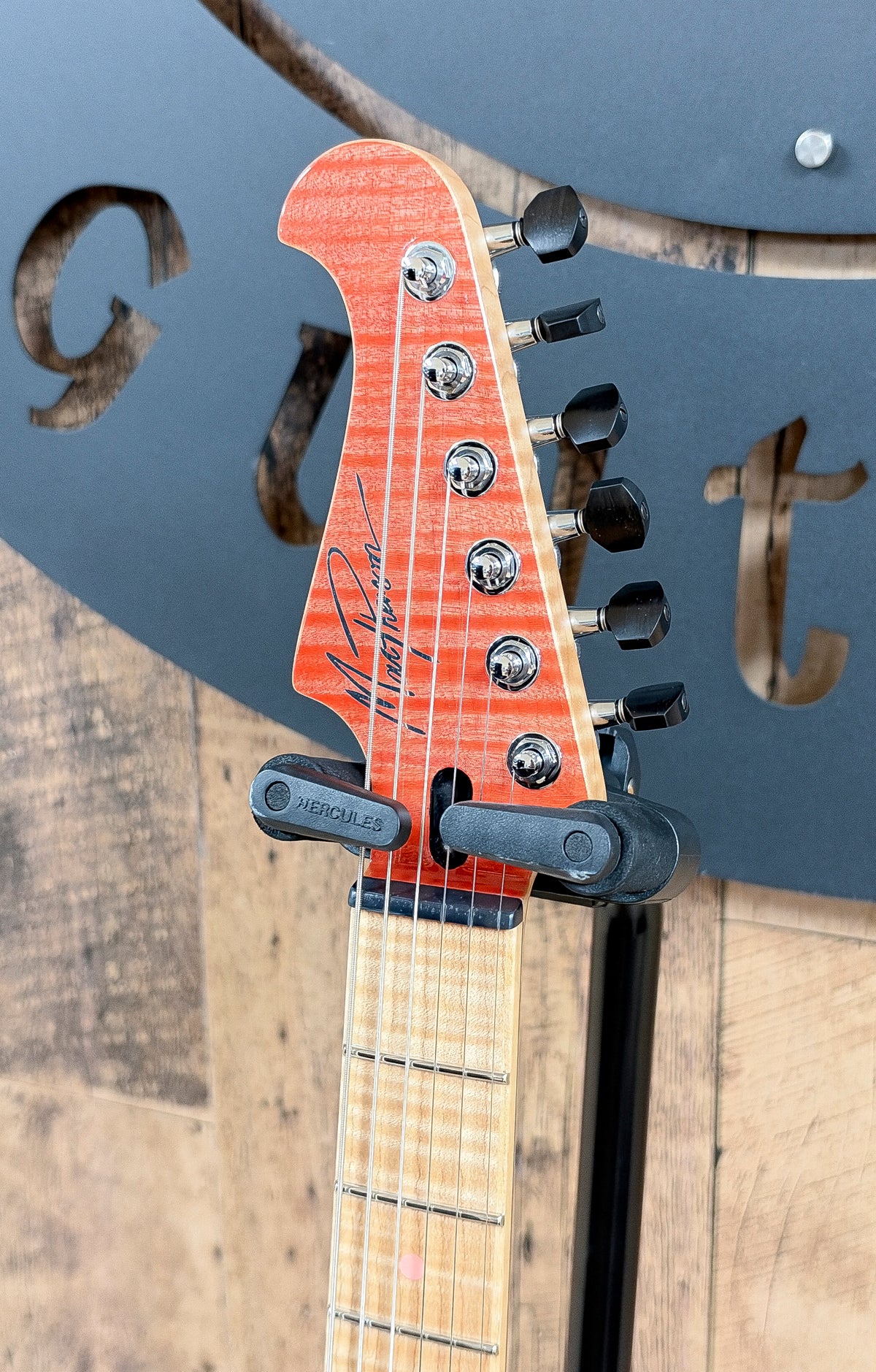 USED MacPherson Guitars Rogue Custom Shop Pink Flame Maple Carved Top