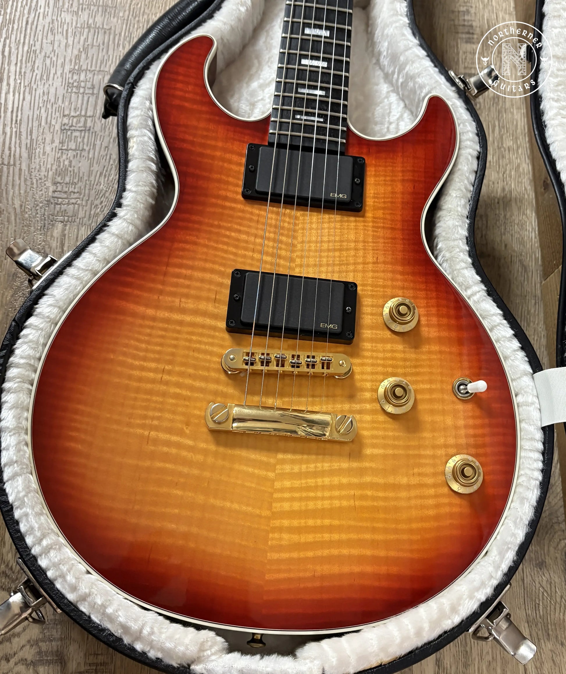 USED Gibson Longhorn Double Cut 2008 "Guitar of the Month" Heritage Cherry Sunburst - Northerner Guitars