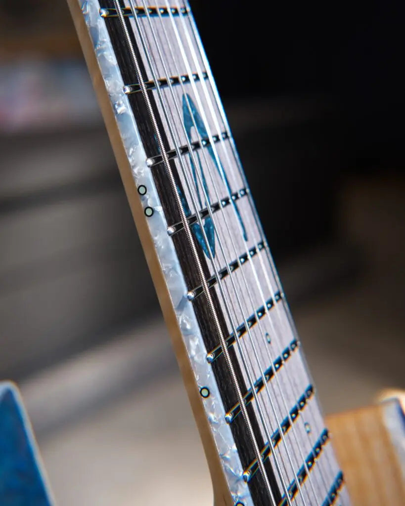 NEW Skervesen Raptor 7FF 2025 Poplar Burl "Nebula" - Northerner Guitars